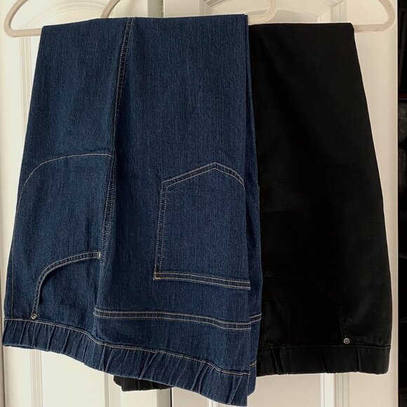 NWOT 2 Pair of JMS Just My Size by Hanes Woman's Plus Size Jeans - Picture 2 of 16